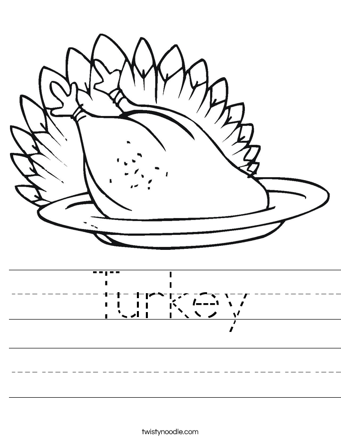 Turkey Worksheet