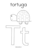 tortuga Coloring Page