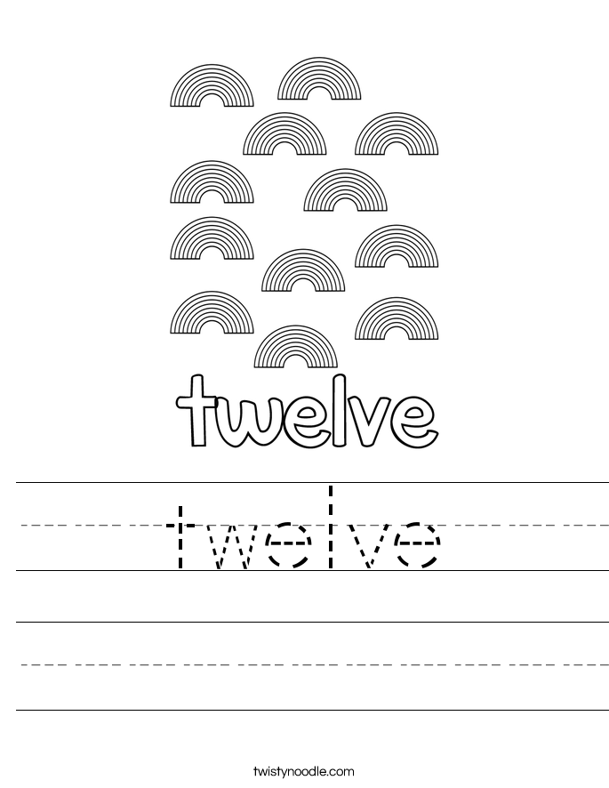 twelve Worksheet