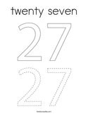 twenty seven Coloring Page