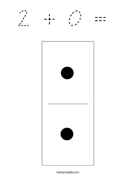 Domino Two Coloring Page