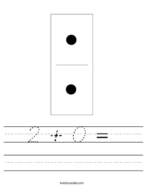 Domino Two Worksheet