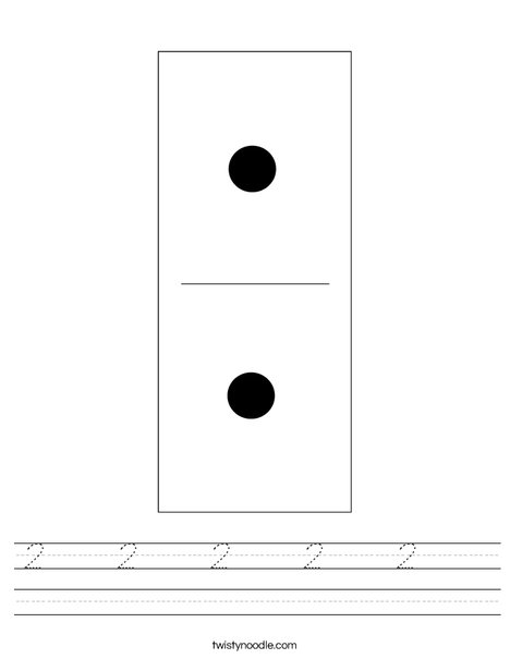 Domino Two Worksheet