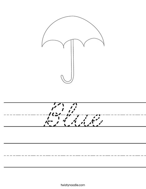 Umbrella Worksheet