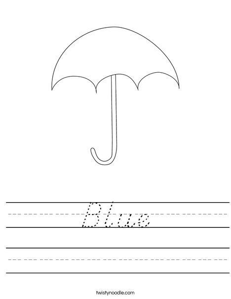 Umbrella Worksheet