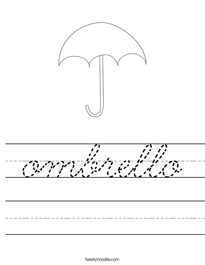 ombrello Worksheet