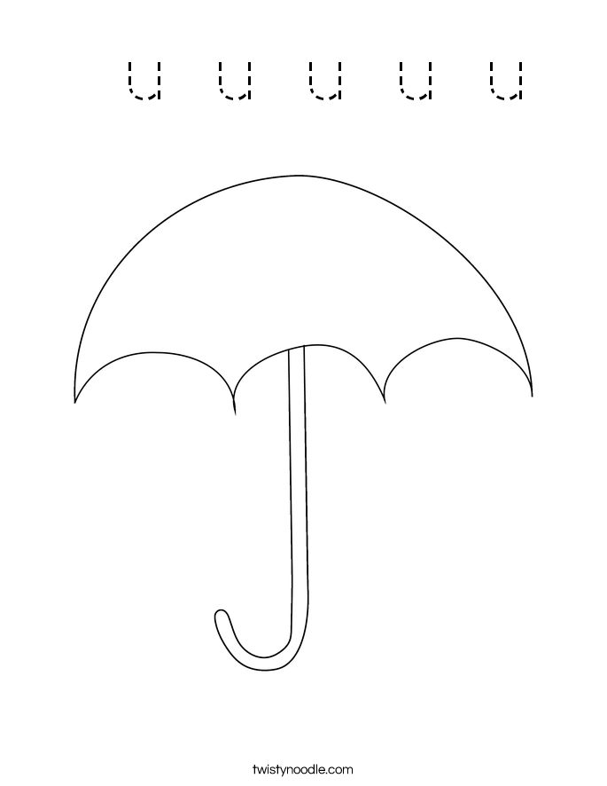  u u u u u Coloring Page