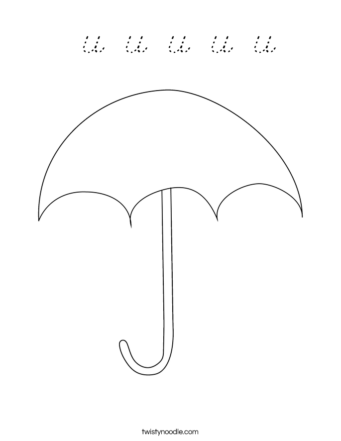  u u u u u Coloring Page