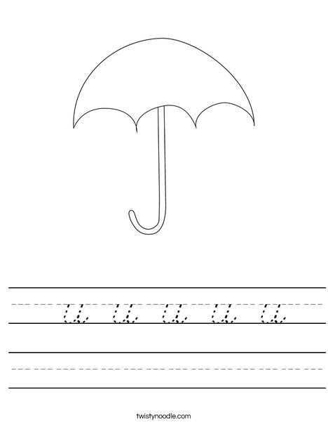 Umbrella Worksheet