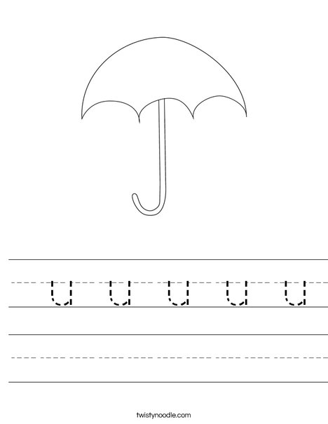 Umbrella Worksheet