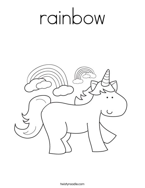Unicorn Coloring Page