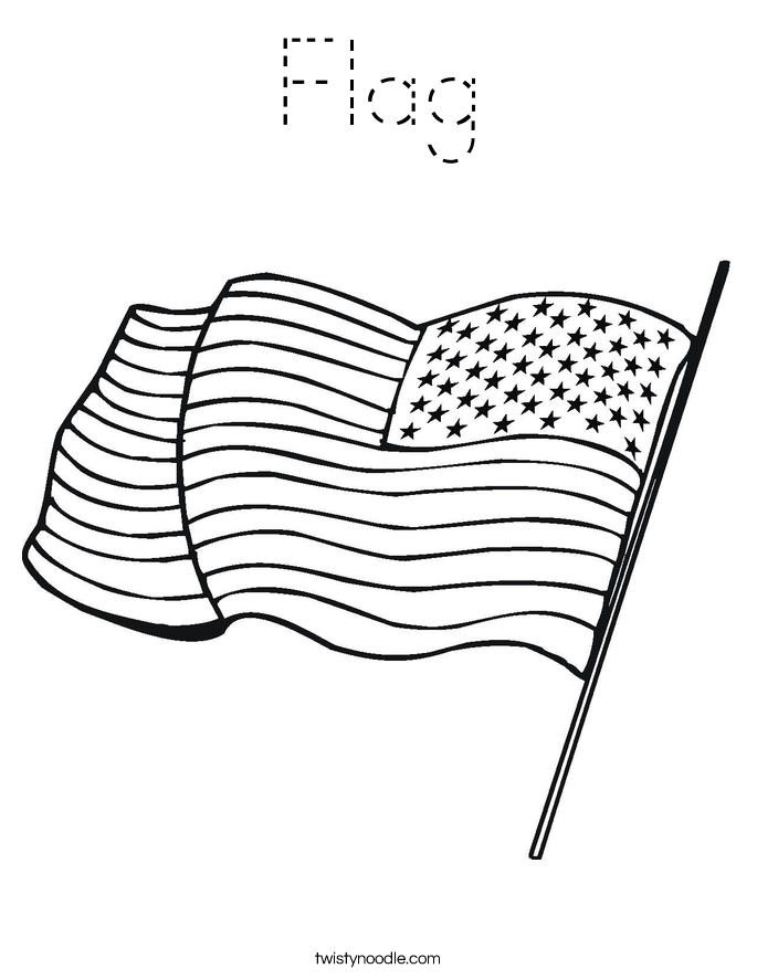 Flag Coloring Page