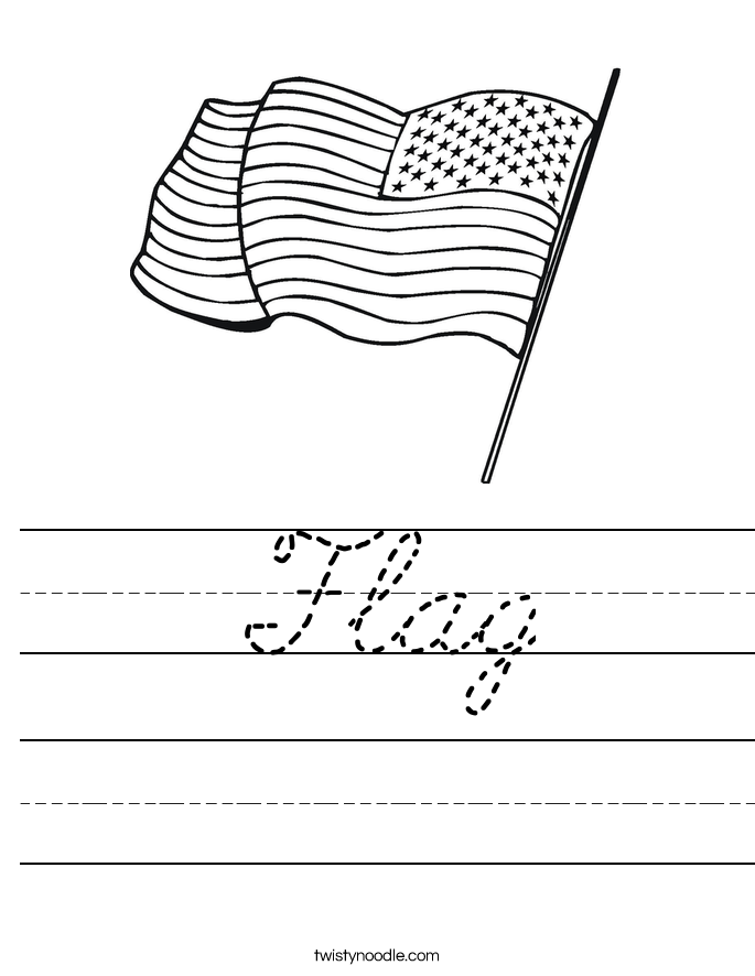 Flag Worksheet