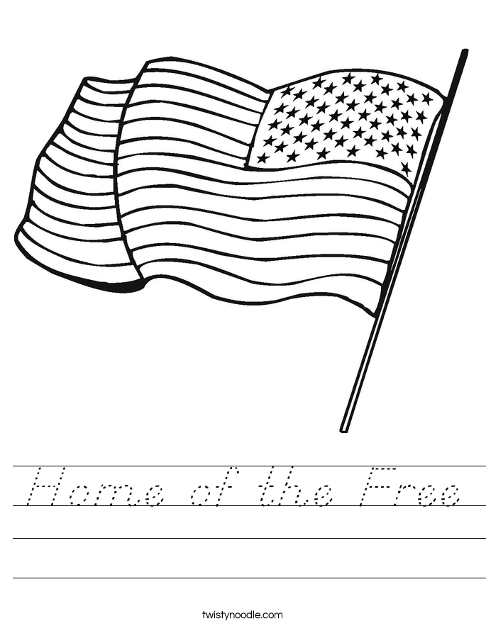 Home of the Free Worksheet