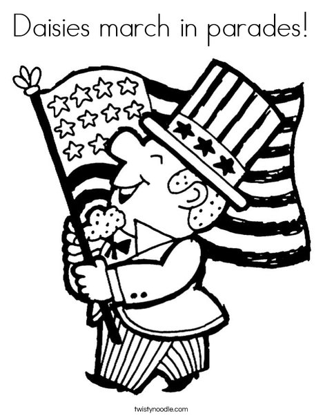 United States of America Coloring Page
