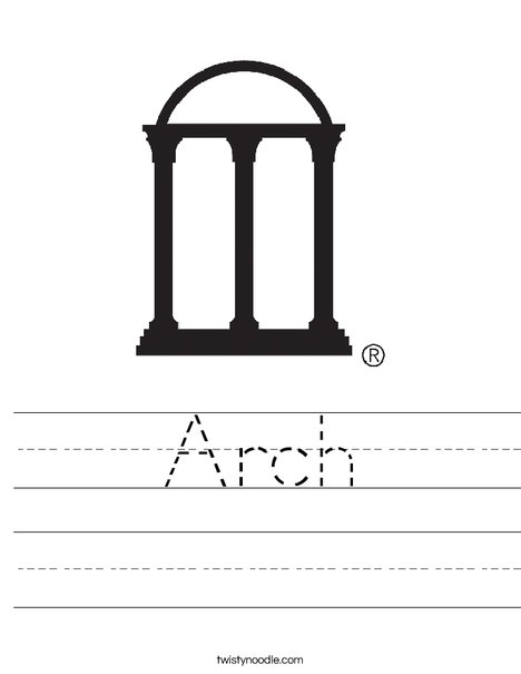 University of Georgia Arches Worksheet