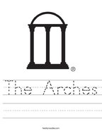 The Arches Handwriting Sheet