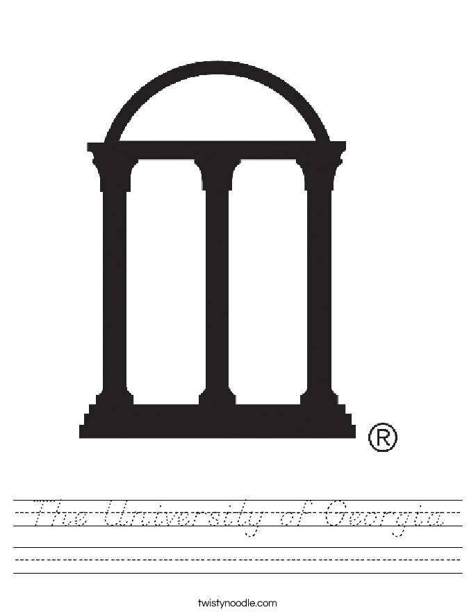 The University of Georgia Worksheet