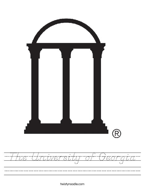 University of Georgia Arches Worksheet