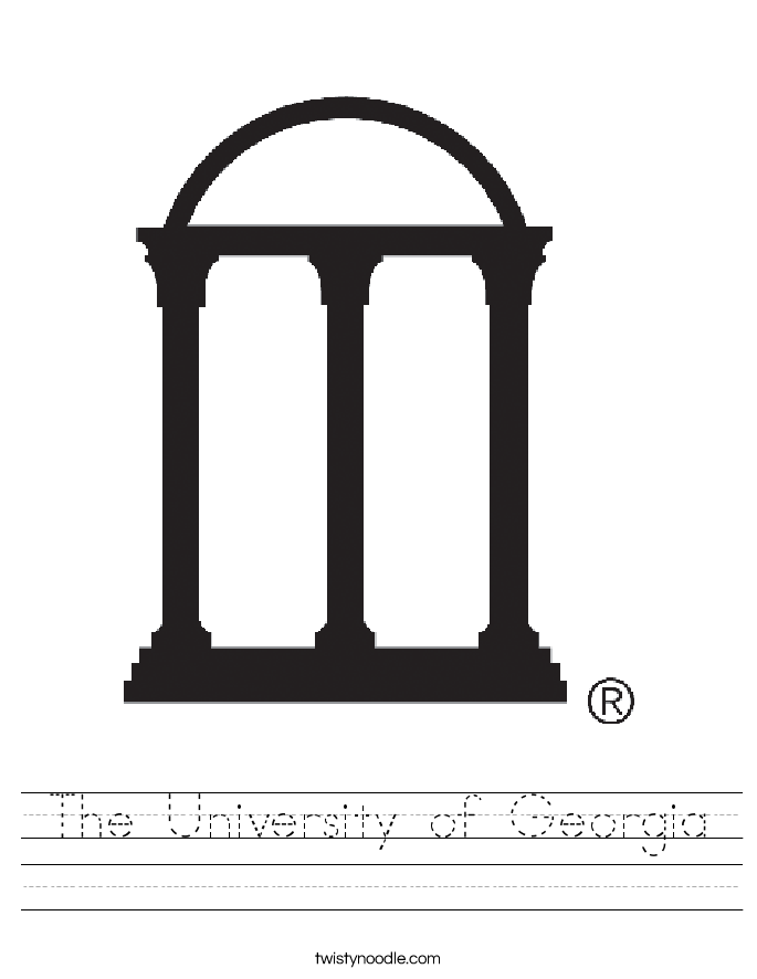 The University of Georgia Worksheet