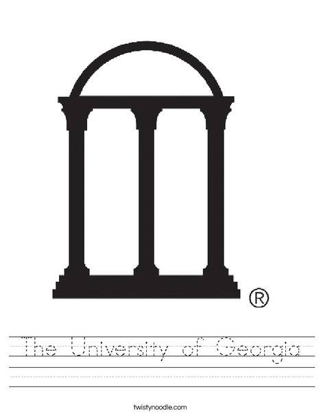 University of Georgia Arches Worksheet