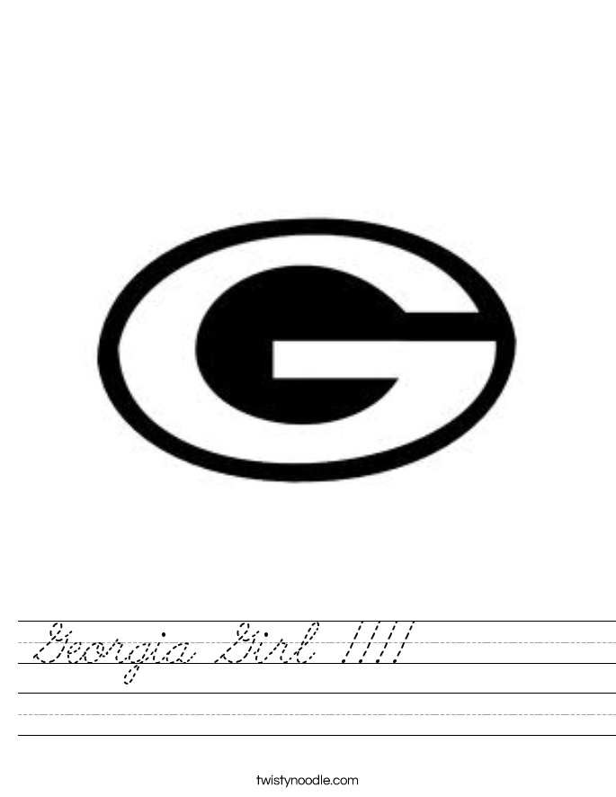 Georgia Girl !!!!       Worksheet