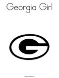 Georgia GirlColoring Page