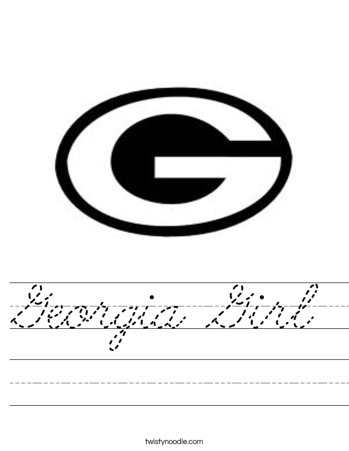 Georgia Girl Worksheet