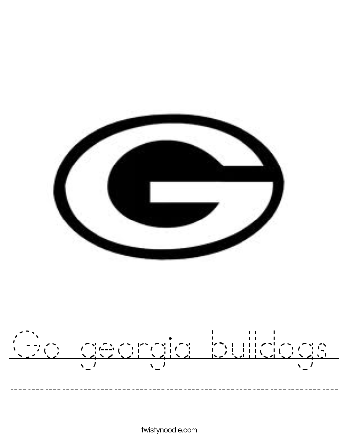 Go georgia bulldogs Worksheet