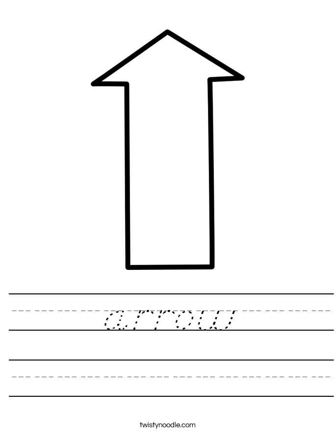 arrow Worksheet