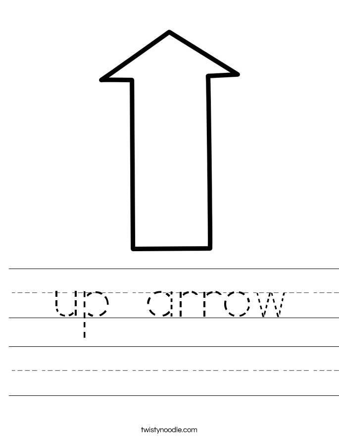 up arrow Worksheet