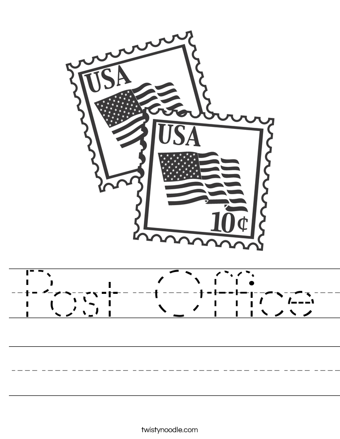 Post Office Worksheet