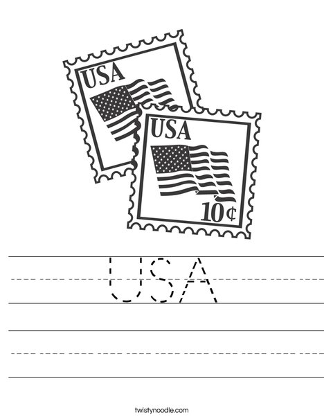 usa worksheet twisty noodle