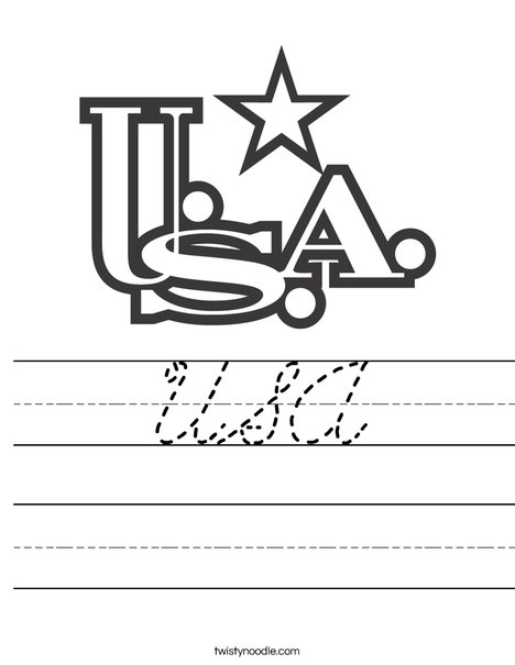 USA Worksheet