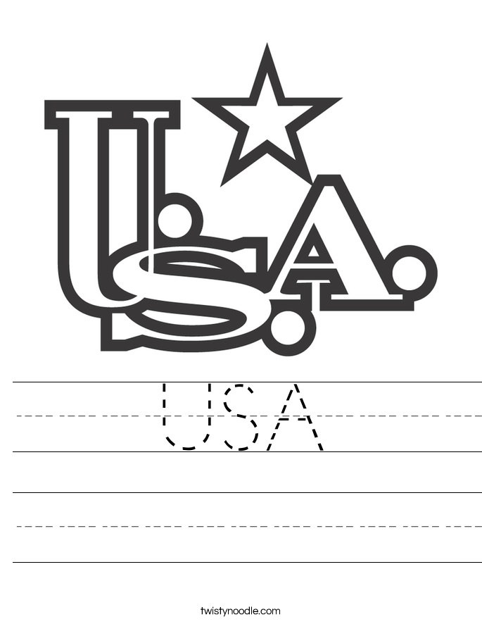 USA Worksheet