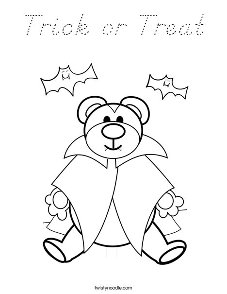 Vampire Coloring Page