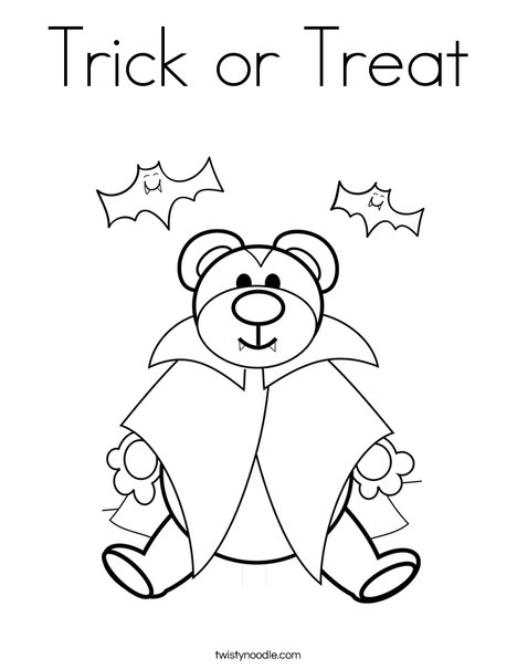 Vampire Coloring Page