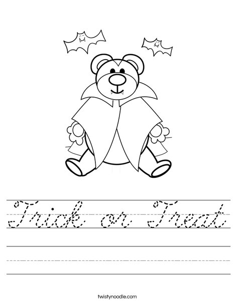 Vampire Worksheet