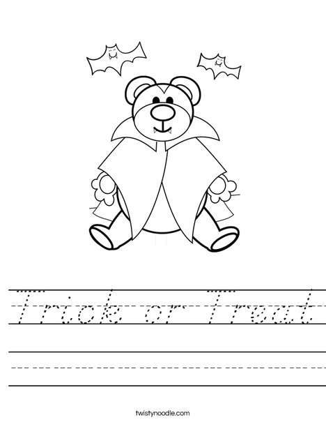 Vampire Worksheet