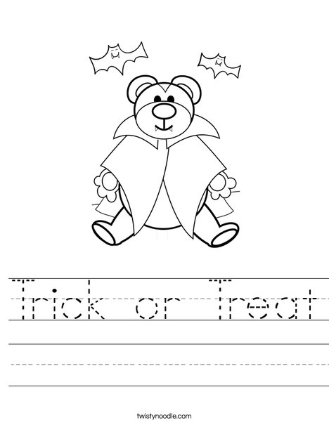 Vampire Worksheet