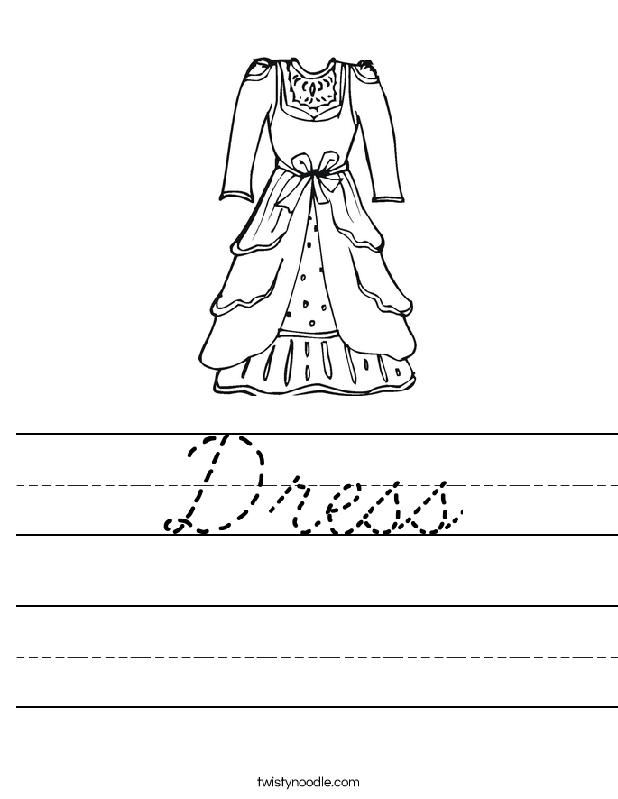 Dress Worksheet
