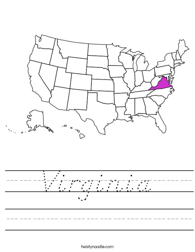 Virginia Worksheet