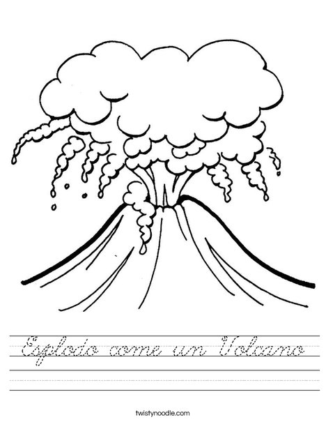 Volcano5 Worksheet