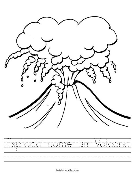 Volcano5 Worksheet