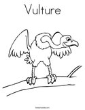 Vulture Coloring Page