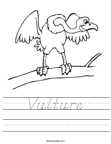 Vulture Worksheet