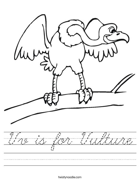 Vulture Worksheet