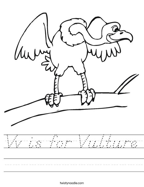Vulture Worksheet