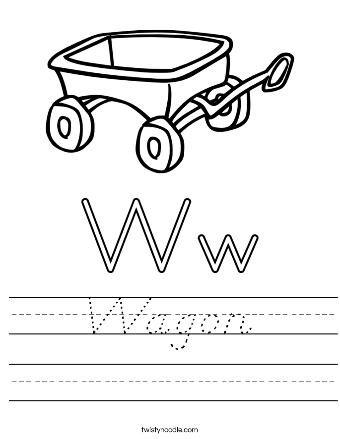 Wagon Worksheet