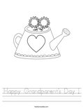 Happy Grandparent's Day ! Worksheet